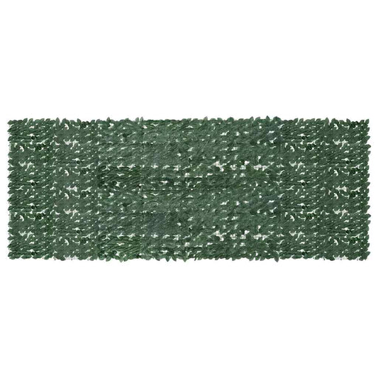 315492 vidaXL Balcony Screen with Dark Green Leaves 400x150 cm