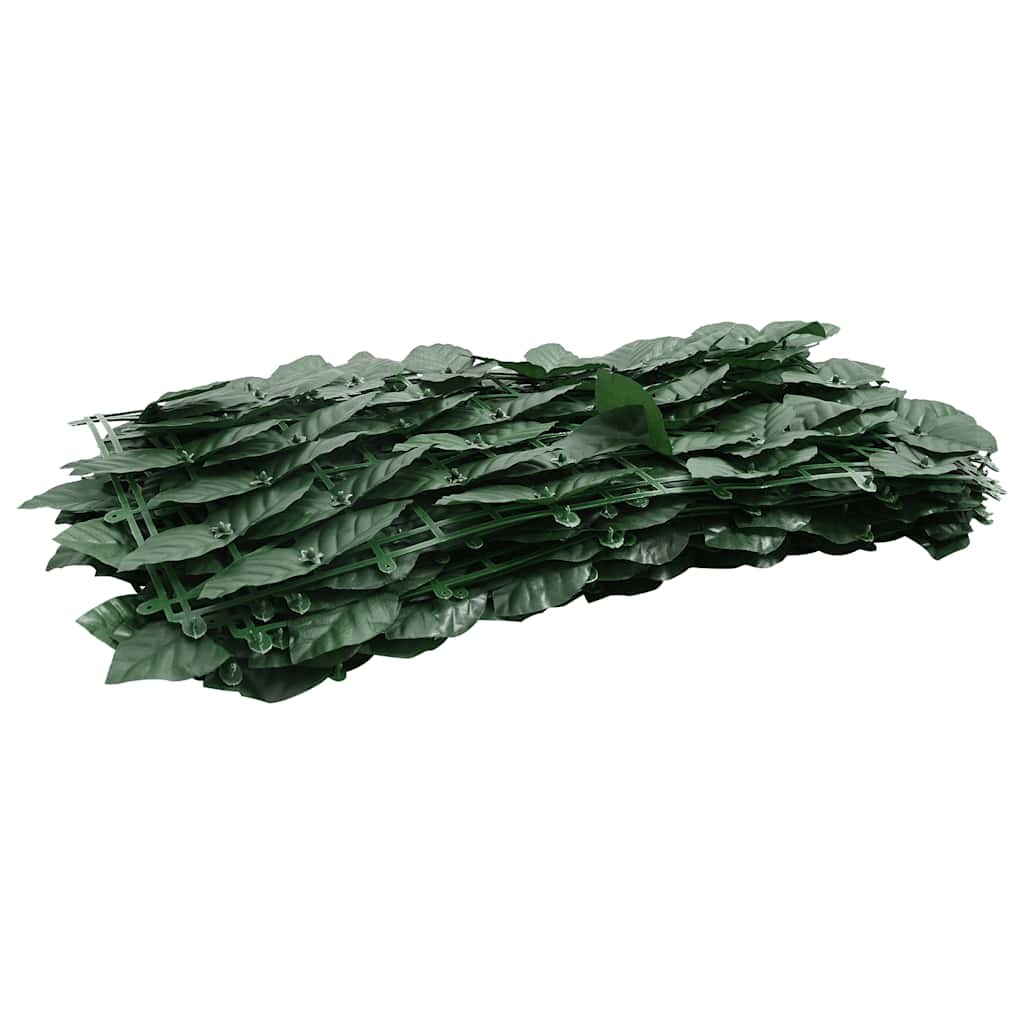 315493 vidaXL Balcony Screen with Dark Green Leaves 500x150 cm