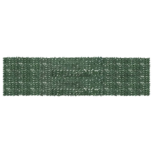 315494 vidaXL Balcony Screen with Dark Green Leaves 600x150 cm