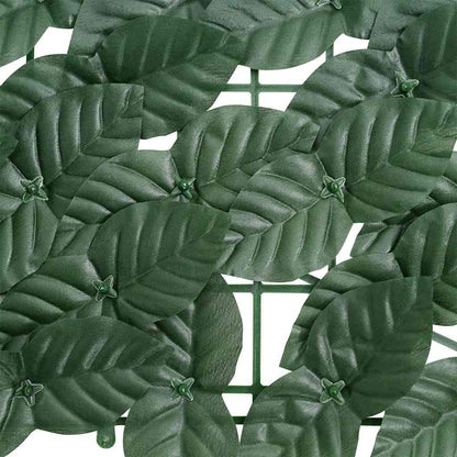 315494 vidaXL Balcony Screen with Dark Green Leaves 600x150 cm