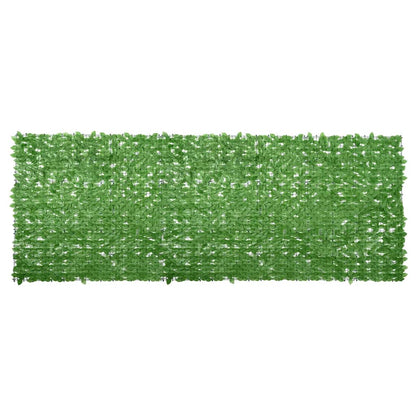 315504 vidaXL Balcony Screen with Green Leaves 400x150 cm