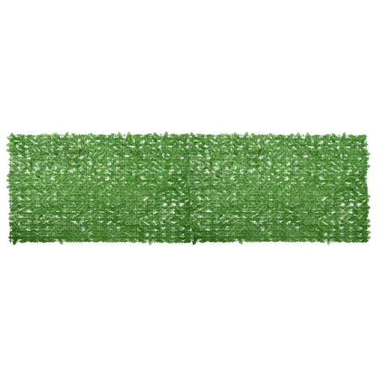 315505 vidaXL Balcony Screen with Green Leaves 500x150 cm