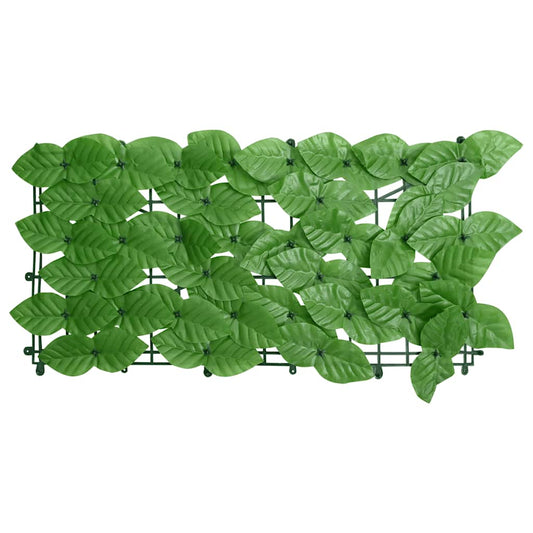 315505 vidaXL Balcony Screen with Green Leaves 500x150 cm