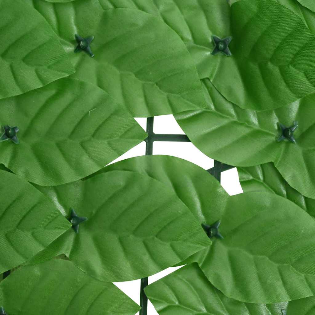 315505 vidaXL Balcony Screen with Green Leaves 500x150 cm