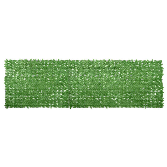 315506 vidaXL Balcony Screen with Green Leaves 600x150 cm