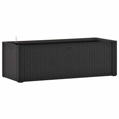 Garden Raised Bed with Self Watering System Anthracite 100x43x33 cm