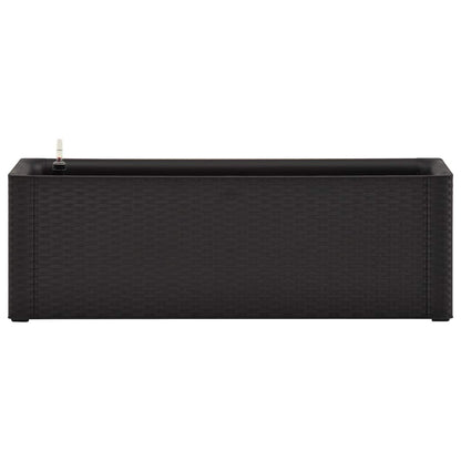 Garden Raised Bed with Self Watering System Anthracite 100x43x33 cm