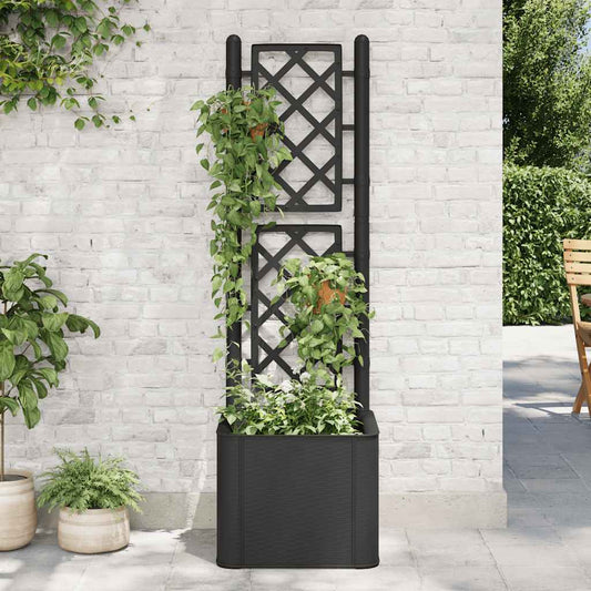 Raised Bed | Anthracite | Plastic (PP) | Large | Planting