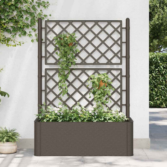 Raised Bed | Mocha | Plastic (PP) | Large | Waterproof materials