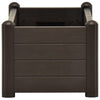 Garden Raised Bed PP Mocha 100x43x35 cm