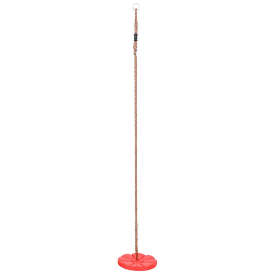Plate Swing | Red | Polyethylene | Large | Swing Seat | Round