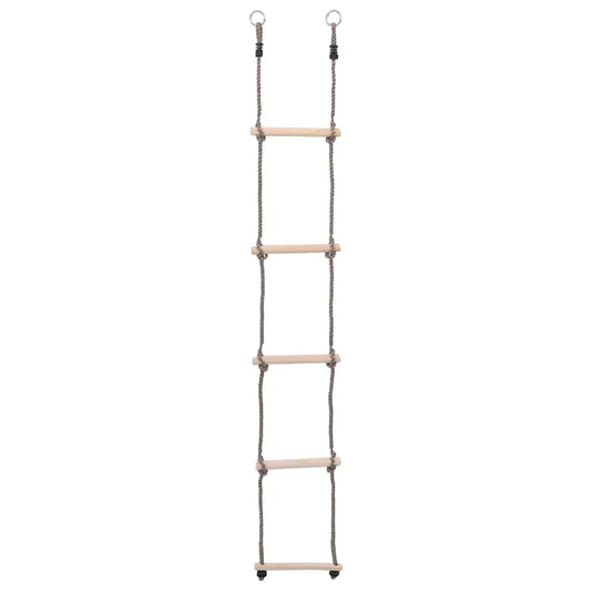 5-Step Ladder 210 cm Solid Pinewood