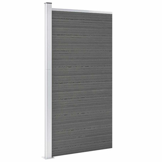 Fence Panel WPC 95x186 cm Grey