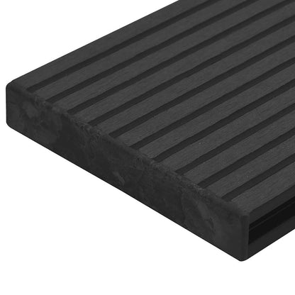 Decking End Caps 10 pcs Black Plastic