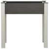 Garden Raised Bed 75x40x75 cm WPC Grey
