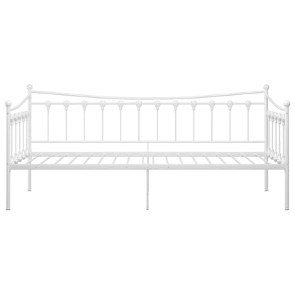 Sofa Bed Frame | White | Powder-coated metal | Single