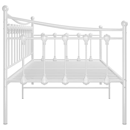 Sofa Bed Frame | White | Powder-coated metal | Single