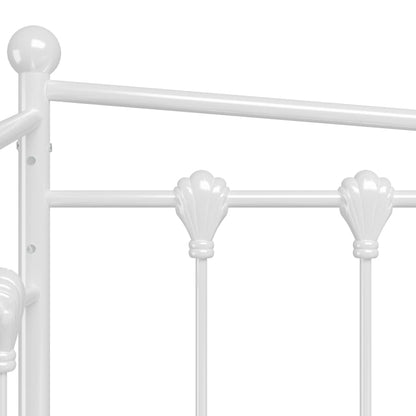 Sofa Bed Frame | White | Powder-coated metal | Single