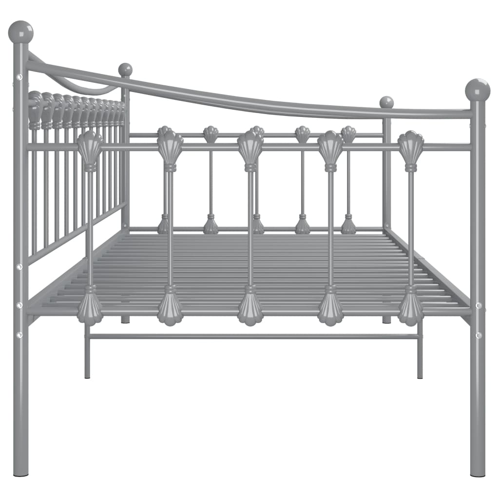 Sofa Bed Frame | Grey | Powder-coated metal | Single