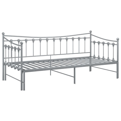 Sofa Bed Frame | Grey | Powder-coated metal | 90x200 cm mattress size