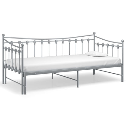 Sofa Bed Frame | Grey | Powder-coated metal | 90x200 cm mattress size