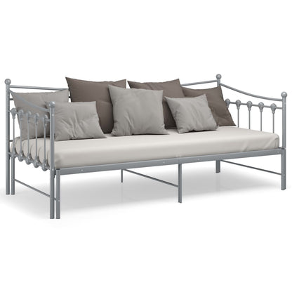Sofa Bed Frame | Grey | Powder-coated metal | 90x200 cm mattress size