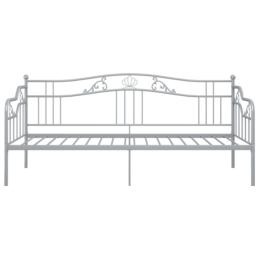 Sofa Bed Frame | Grey | Powder-coated metal | 200 x 90 cm mattress size