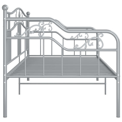 Sofa Bed Frame | Grey | Powder-coated metal | 200 x 90 cm mattress size