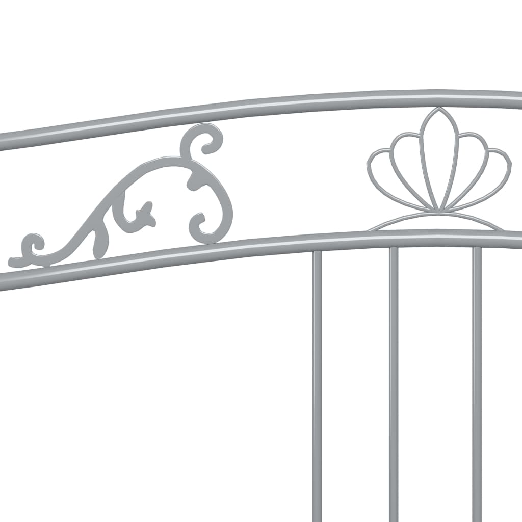 Sofa Bed Frame | Grey | Powder-coated metal | 200 x 90 cm mattress size