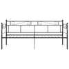 Sofa Bed Frame without Mattress Black Metal 90x200 cm