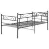 Sofa Bed Frame without Mattress Black Metal 90x200 cm