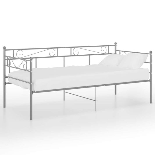 Sofa Bed Frame | Grey | Powder-coated metal | 90x200 cm