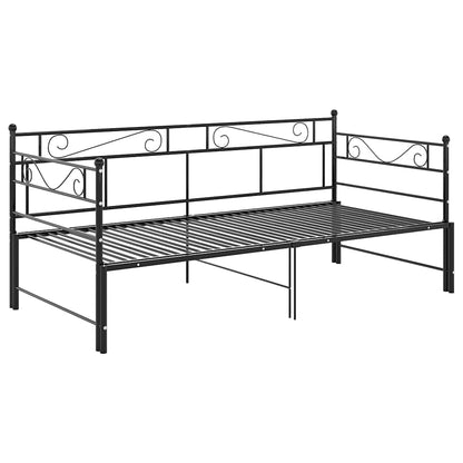 Sofa Bed Frame | Black | Powder-Coated Metal | Pull-Out | Sofa Bed Frame