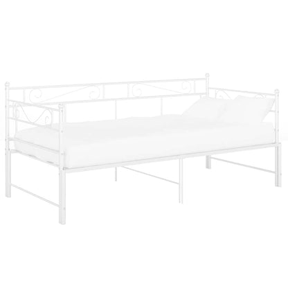 Sofa Bed Frame | White | Powder-coated metal | Standard Single