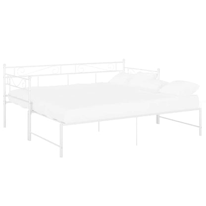Sofa Bed Frame | White | Powder-coated metal | Standard Single