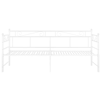 Sofa Bed Frame | White | Powder-coated metal | Standard Single