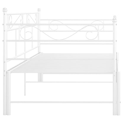 Sofa Bed Frame | White | Powder-coated metal | Standard Single