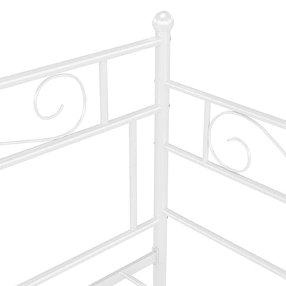 Sofa Bed Frame | White | Powder-coated metal | Standard Single