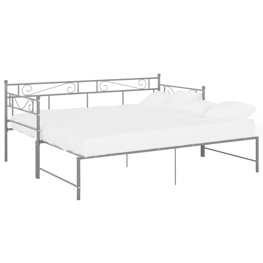 Sofa Bed Frame | Grey | Powder-coated metal | Single and Double