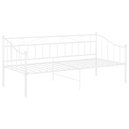 Sofa Bed Frame | White | Powder-coated metal | Single