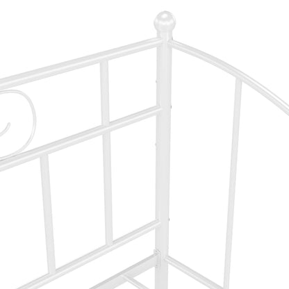 Sofa Bed Frame | White | Powder-coated metal | Single