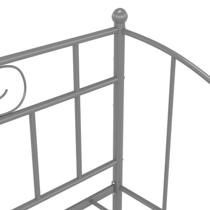 Sofa Bed Frame | Grey | Powder-coated metal | Single