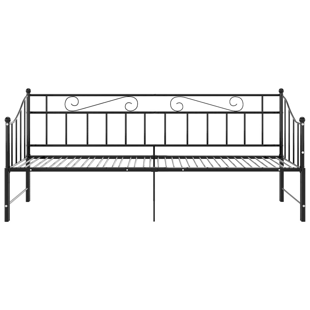 Sofa Bed Frame | Black | Powder-coated metal | Single
