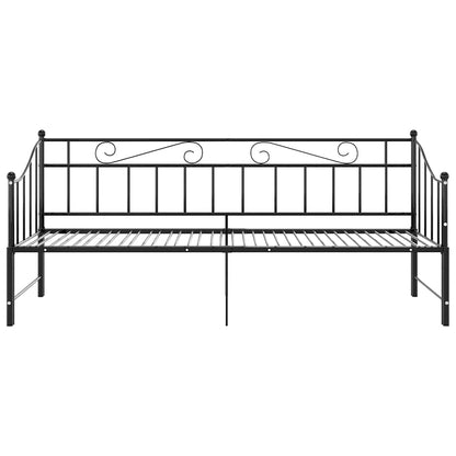Sofa Bed Frame | Black | Powder-coated metal | Single