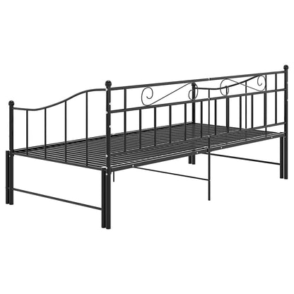 Sofa Bed Frame | Black | Powder-coated metal | Single