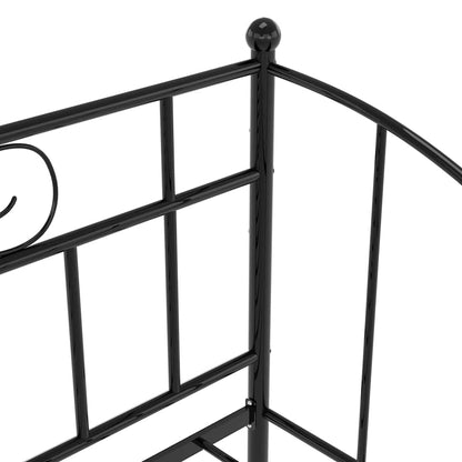 Sofa Bed Frame | Black | Powder-coated metal | Single