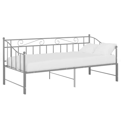 Sofa Bed Frame | Grey | Powder-coated metal | 90x200 cm