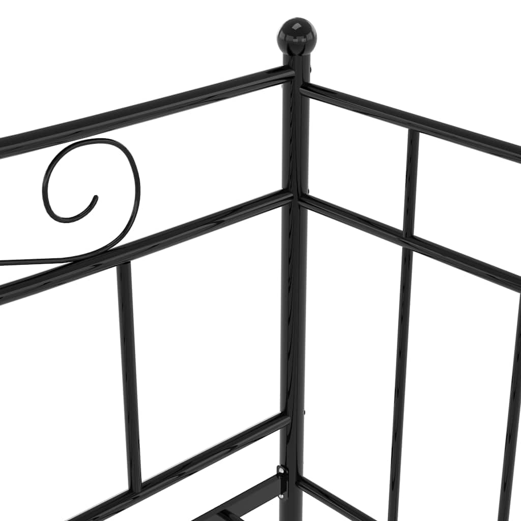 Sofa Bed Frame | Black | Powder-coated metal | Single