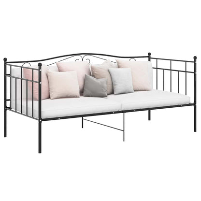 Sofa Bed Frame | Black | Powder-coated metal | Single