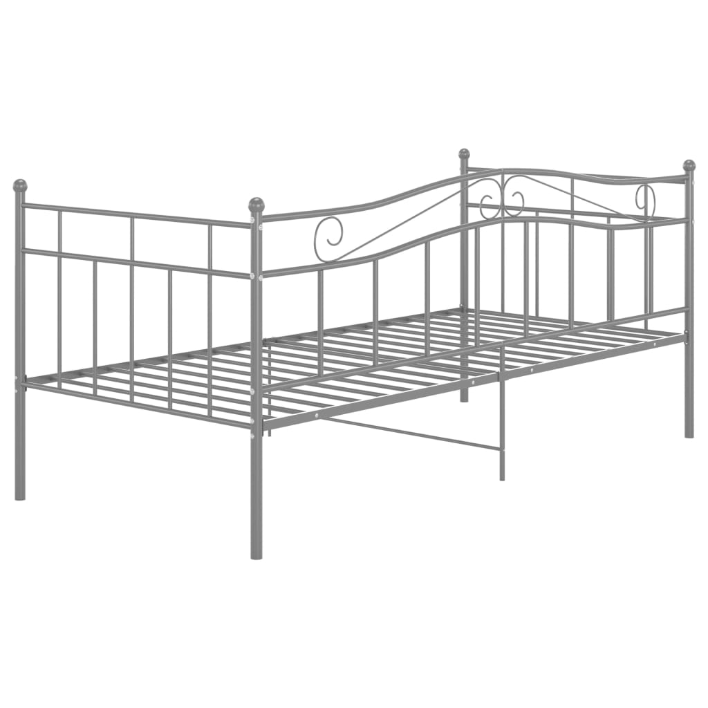 Sofa Bed Frame | Grey | Powder-coated metal | Single
